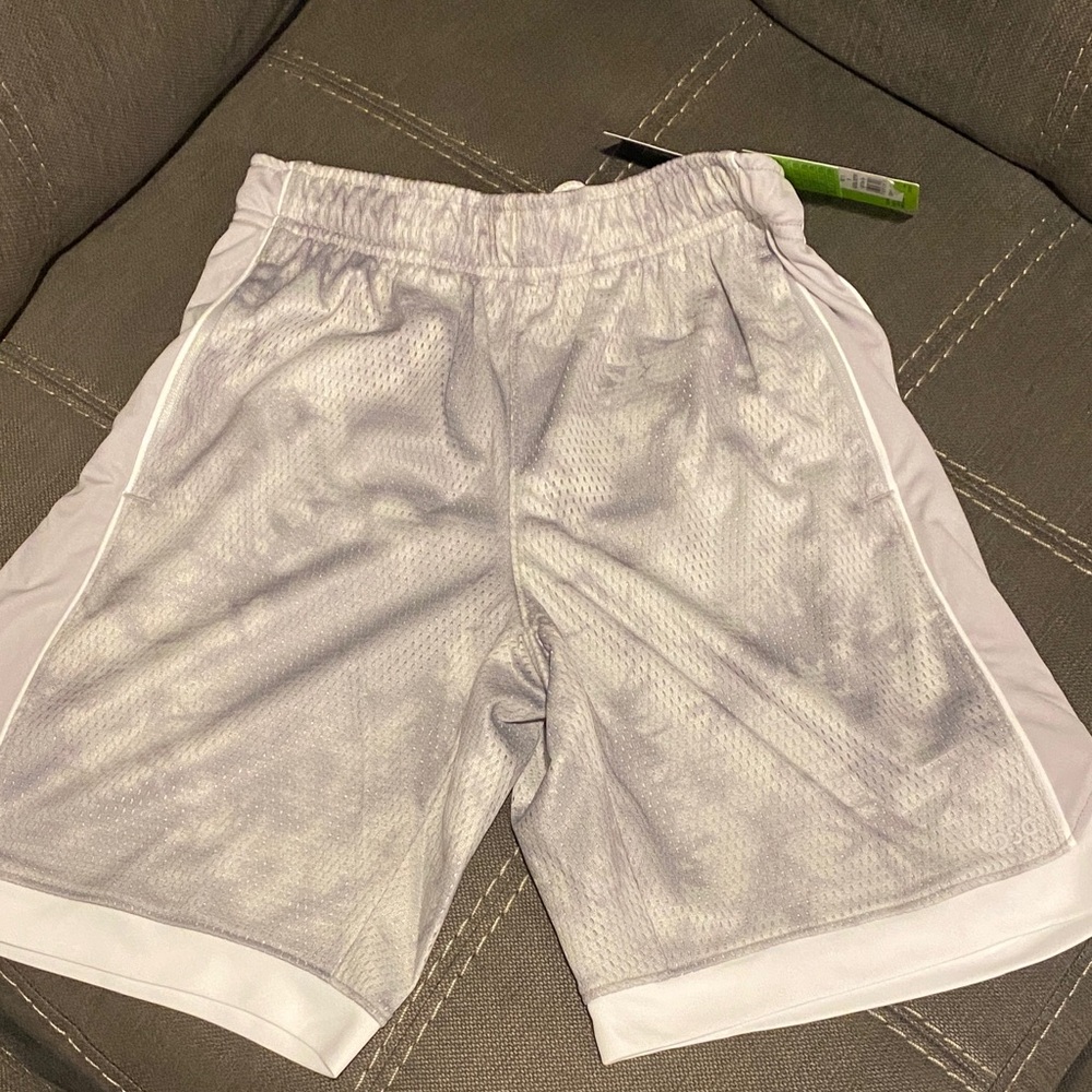DSG White Athletic Mesh Sport Shorts